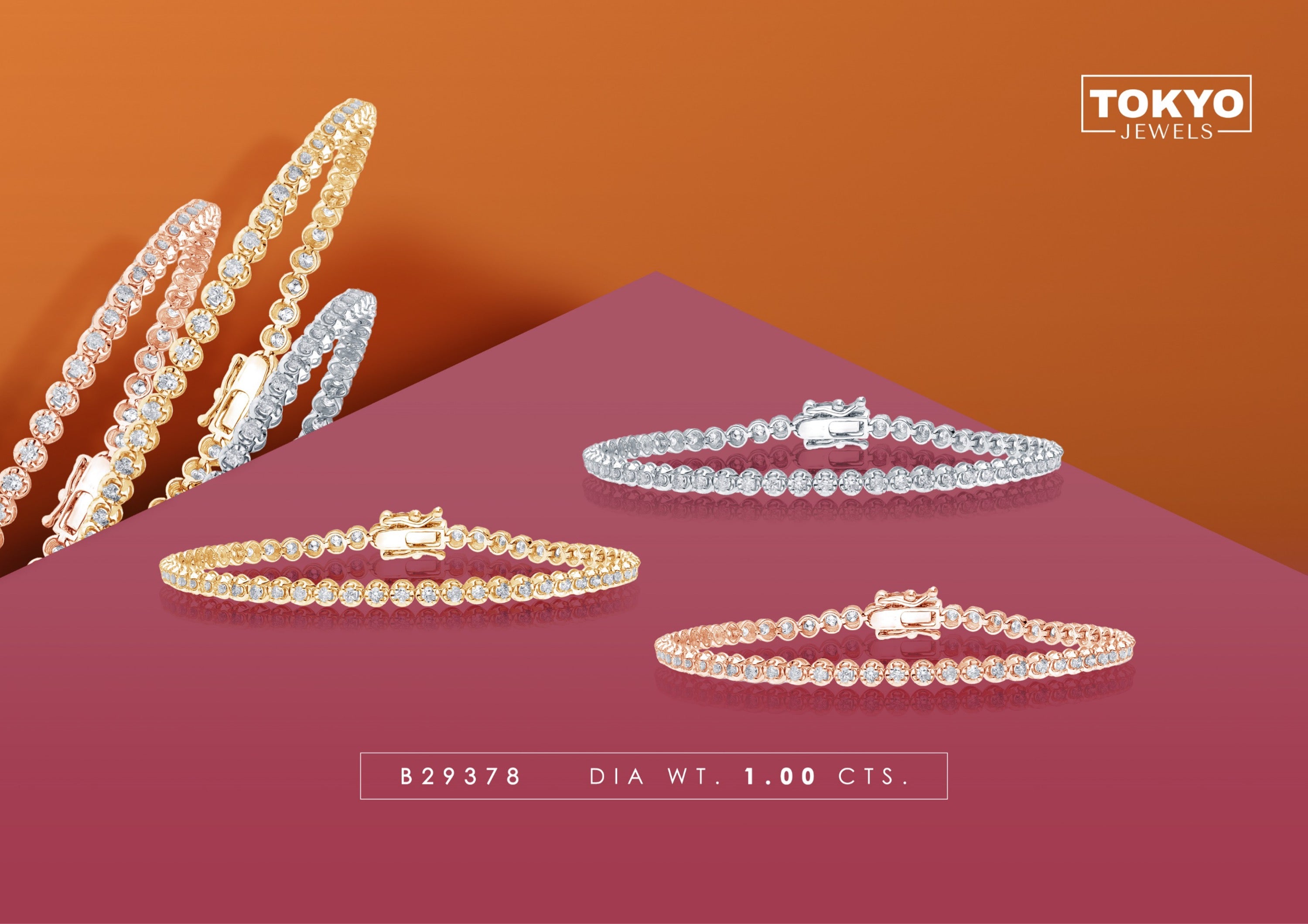 Diamond Tennis Bracelet 1.0 cts