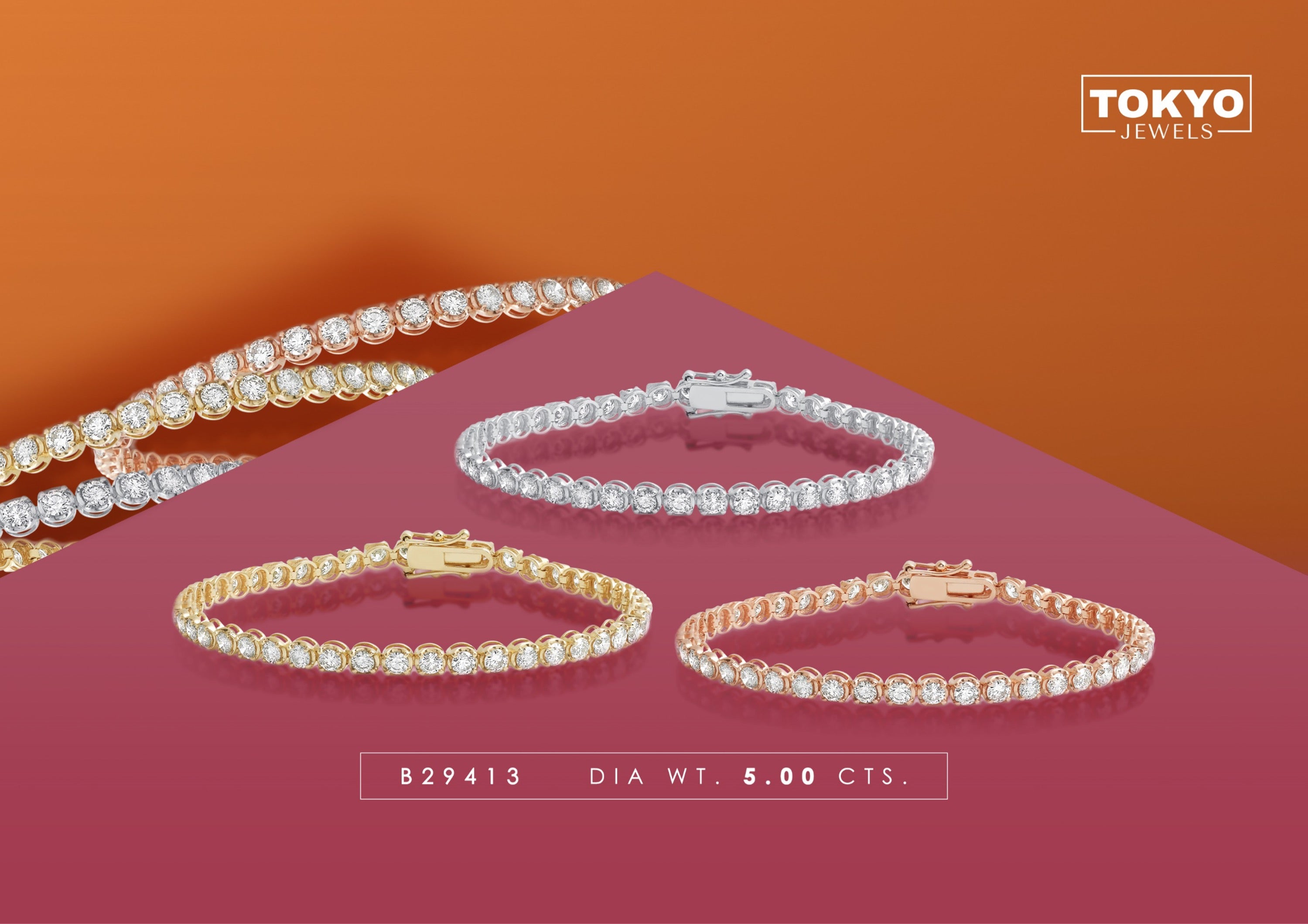 Diamond Tennis Bracelet 5.0 cts